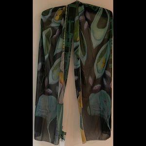 SummerDaze by B. Youngquist Vivienne Scarf  Le Galeriste- Wearable Art